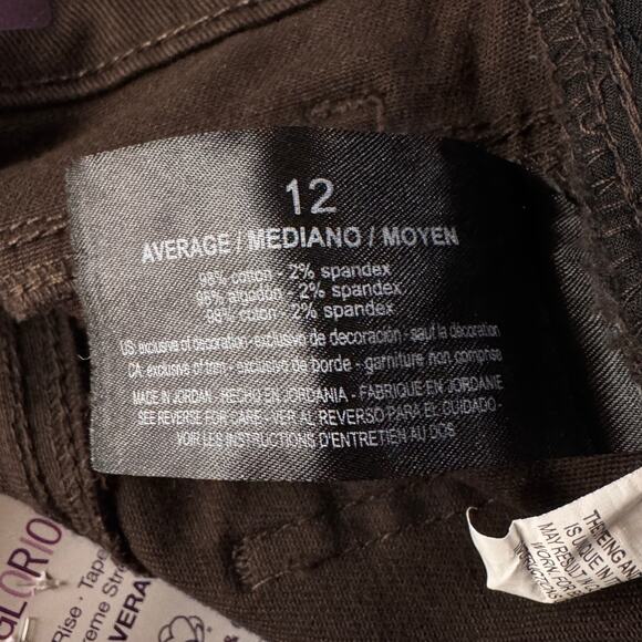 Gloria Vanderbilt SZ 12 Amanda Jeans Slimming Tapered Stretch Hi-Rise Pocket New - Picture 11 of 13